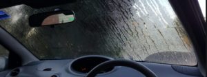 car windows fogging up inside when parked