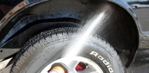 keep wheel wells clean