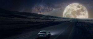 how long to travel to the moon in a car