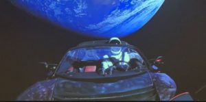 space travel in car