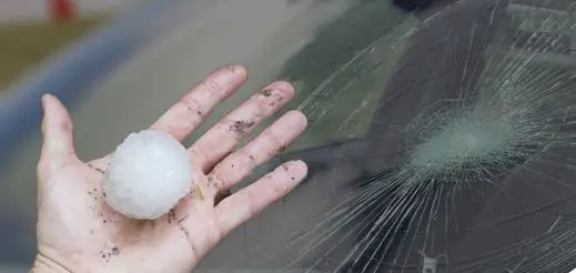 What Size Hail Will Damage A Car?