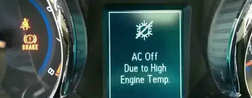 ac off due to high engine temp