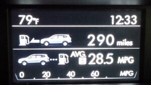 how many miles gallon of gas