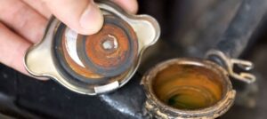 coolant reservoir boiling when car is off