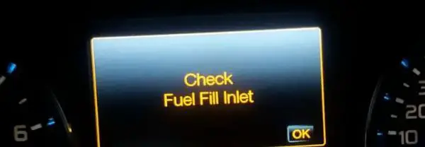 check fuel fill inlet